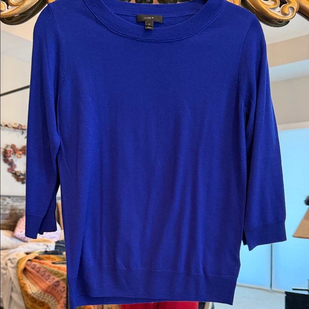 Joie Women's Vibrant Blue Crew Neck Sweater